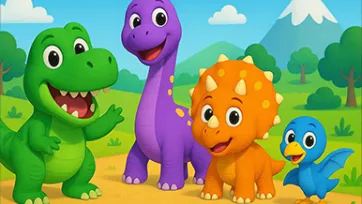 Dino song to learn how to buy dino toys